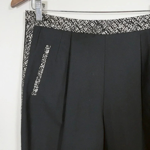 ROBERT RODRIGUEZ | BLACK CONTRAST PLEATED TROUSER - Picture 6 of 12